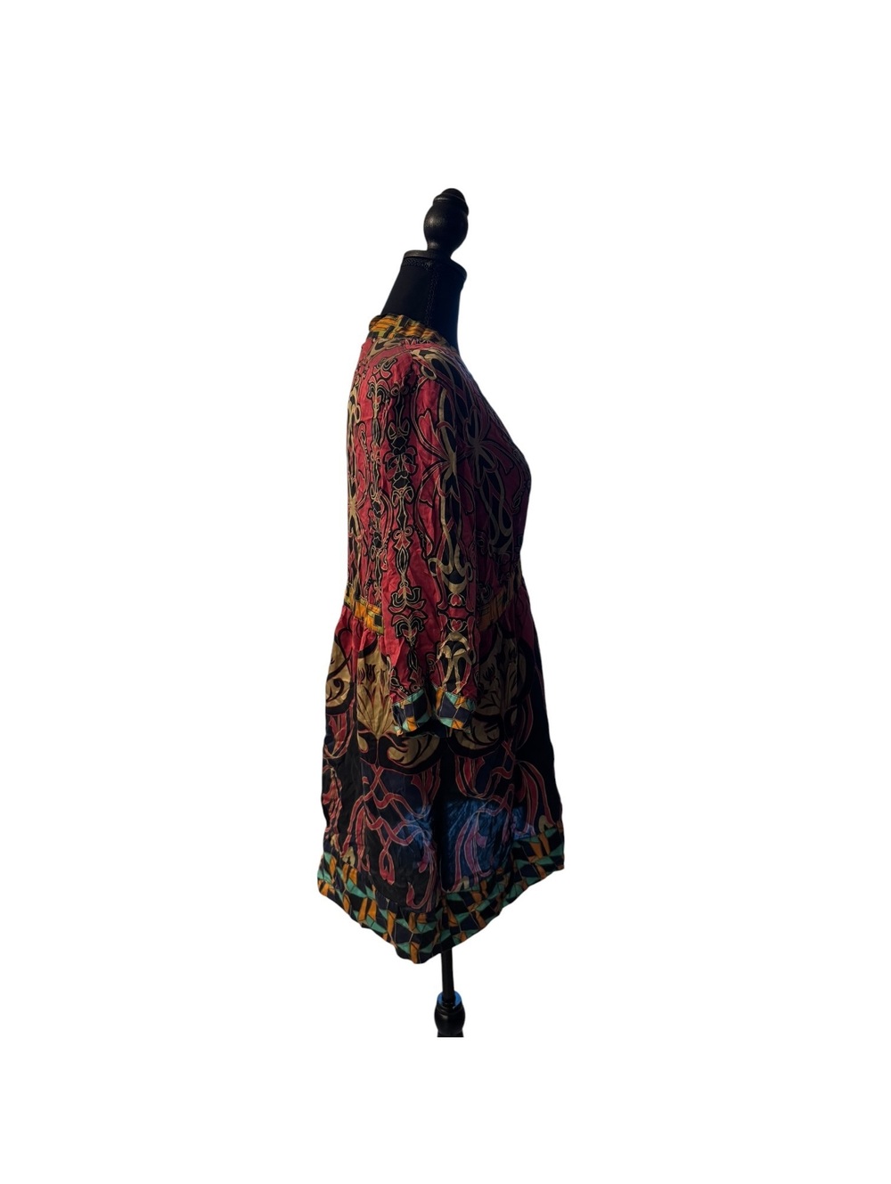 Cabi Women's Large Bohemian Style Tunic Top with Pattern - Picture 3 of 7